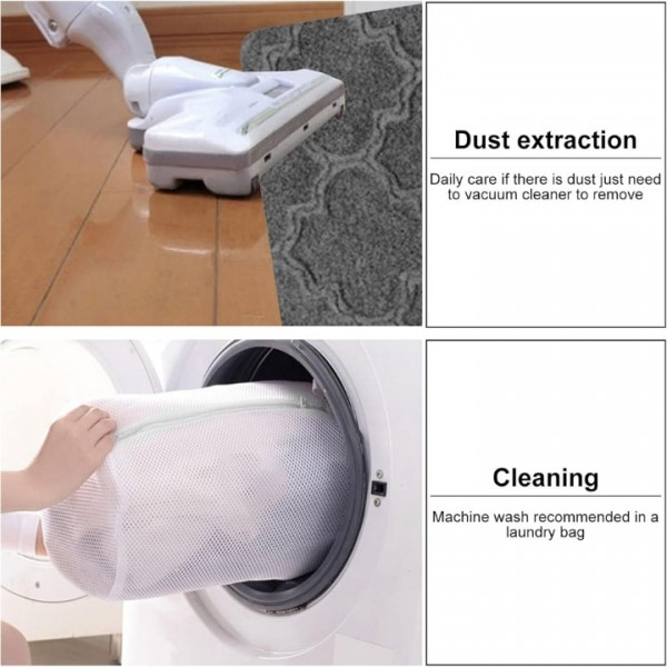 stusgo 15pcs Non Slip Carpet Stair Treads, 30*8 Inches Stair Runner for Wooden Steps Indoor, Stair Carpet Treads for Kids Elders, Elderly, Dogs, Adhesive Adsorption for Enhanced Grip(Gray)