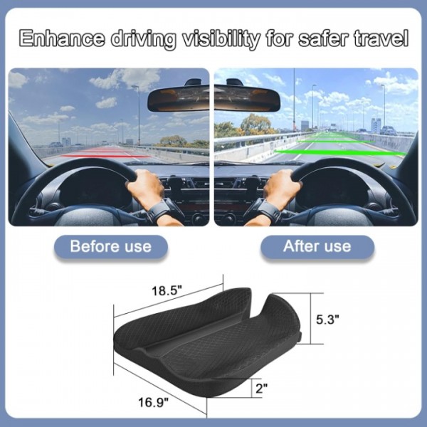 stusgo Donut Pillow for Tailbone Pain, Memory Foam Pain Relief Donut Seat Cushion, Hemorrhoid Pillows for Sitting, Donut Cushion for Postpartum Pregnancy, Back, Coccyx, Sciatica Support Pad, Black