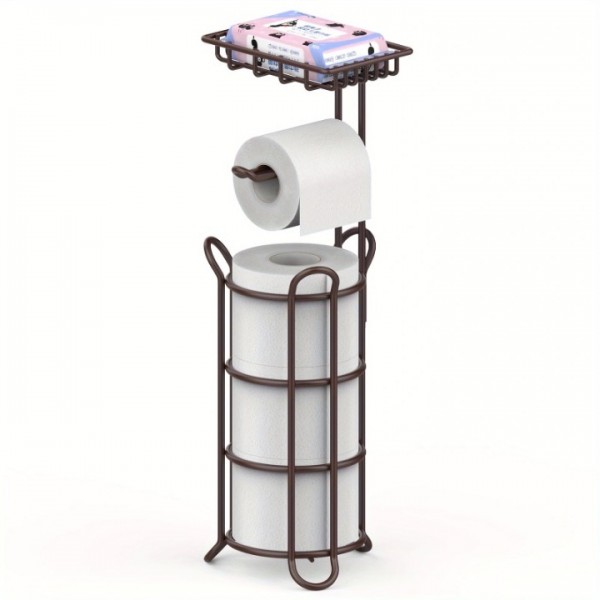 stusgo Toilet Paper Holder Free Standing, Portable...