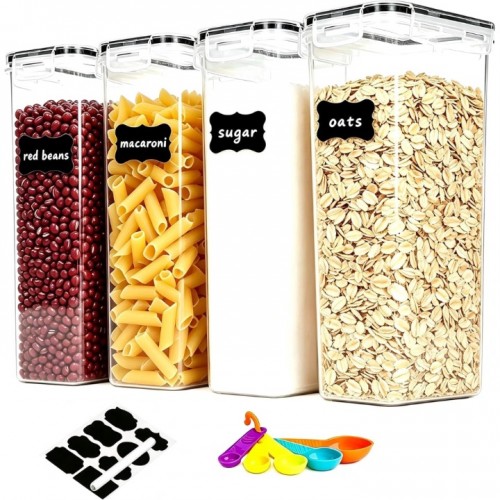 stusgo 4 Pcs 2.8L Airtight Food Storage Containers...