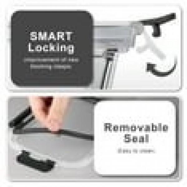 stusgo 20 Pack Glass Food Storage Containers with lids, Airtight Leak Glass Meal Prep Glass Containers, Lunch Glass Containers, BPA Free，Reusable for Kitchen Organization (10Pcs Black)