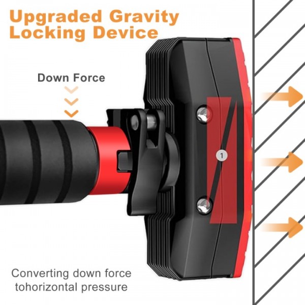 stusgo Pull Up Bar for Doorway, Home Indoor Chin Up Bar with No Screws, No Punching Adjustable Width Pull Up Bar[69-92cm], Strength Training Equipment Pullup Bar for Home Gym Upper Body Workout