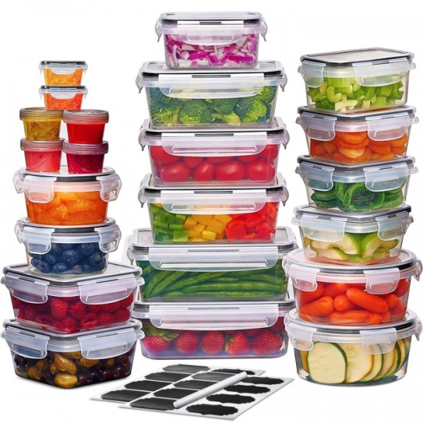 stusgo 22 Pack Food Storage Container Set, Lunch B...