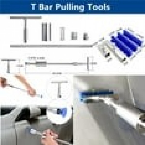 stusgo 99PCS Auto Dent Repair Kit,Paintless Dent Removal, Car Dent Repair Puller Dent Removal Kit with Dent Puller, Dent Kit Repair Slide Hammer, Glue Dent Puller,and Glue Gun for Dent Removal Tool