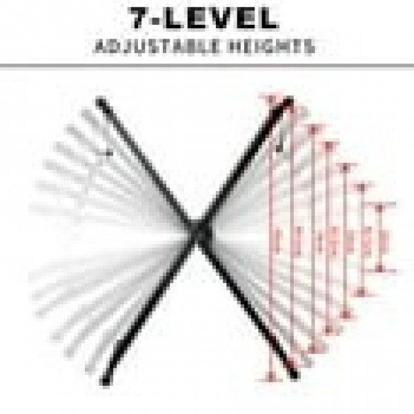 stusgo Piano Keyboard Stand, X-shaped Adjustable and Portable Digital Piano Stand with Locking Chain