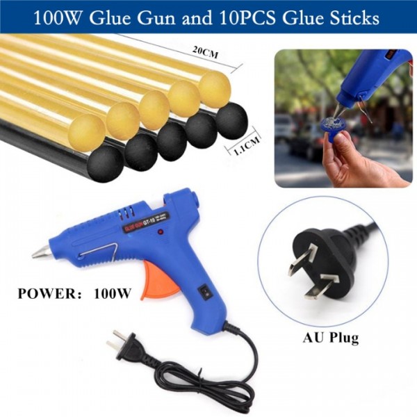 stusgo 97PCS Auto Dent Repair Kit,Paintless Dent Removal, Car Dent Repair Puller Dent Removal Kit with Dent Puller, Dent Kit Repair Slide Hammer, Glue Dent Puller,and Glue Gun for Dent Removal Tool