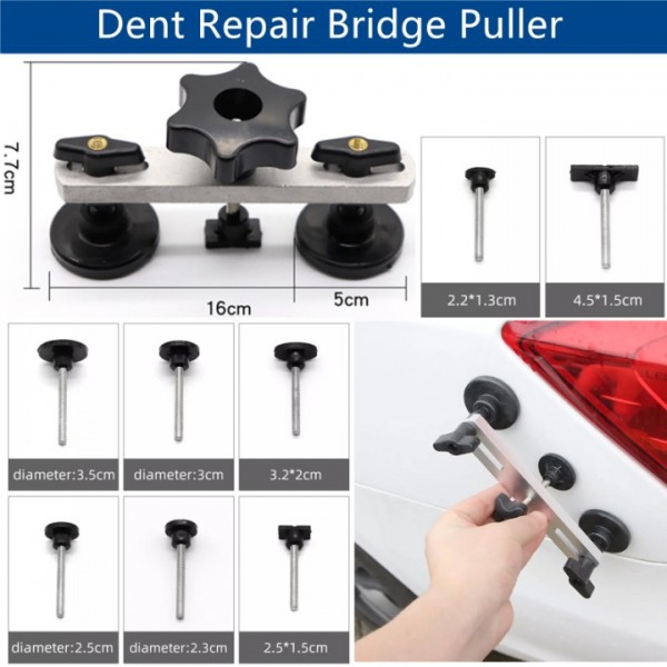 stusgo 97PCS Auto Dent Repair Kit,Paintless Dent Removal, Car Dent Repair Puller Dent Removal Kit with Dent Puller, Dent Kit Repair Slide Hammer, Glue Dent Puller,and Glue Gun for Dent Removal Tool