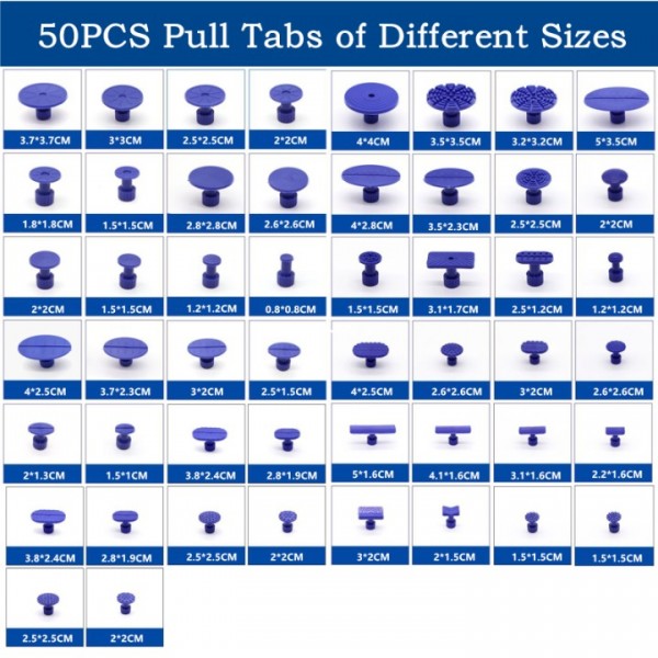 stusgo 97PCS Auto Dent Repair Kit,Paintless Dent Removal, Car Dent Repair Puller Dent Removal Kit with Dent Puller, Dent Kit Repair Slide Hammer, Glue Dent Puller,and Glue Gun for Dent Removal Tool