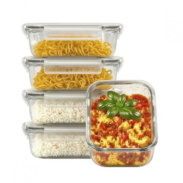 stusgo 10-Pc Superior Glass Food Storage Container...