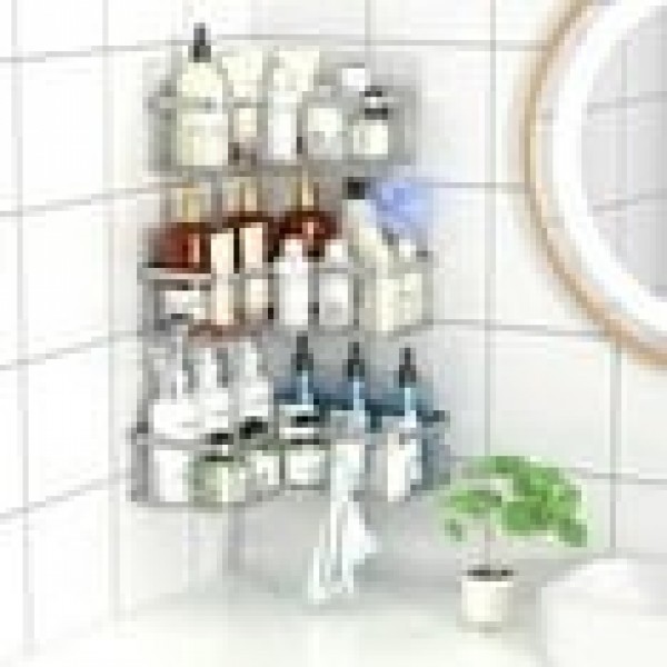 stusgo 3 Pack Corner Shower Caddy, Stainless Steel...