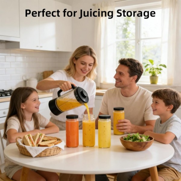 stusgo 16Oz Glass Bottles with Lids,BPA Free,Clear Glass Water Bottles with Stainless Steel Leak Proof Lids for Home, Office,Gym & Outdoors.Includes 2* straw and 1*cleaning brush.