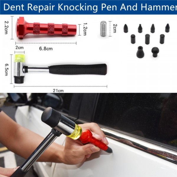 stusgo 97PCS Auto Dent Repair Kit,Paintless Dent Removal, Car Dent Repair Puller Dent Removal Kit with Dent Puller, Dent Kit Repair Slide Hammer, Glue Dent Puller,and Glue Gun for Dent Removal Tool